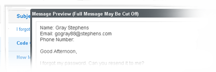 Helpdesk, Message Preview